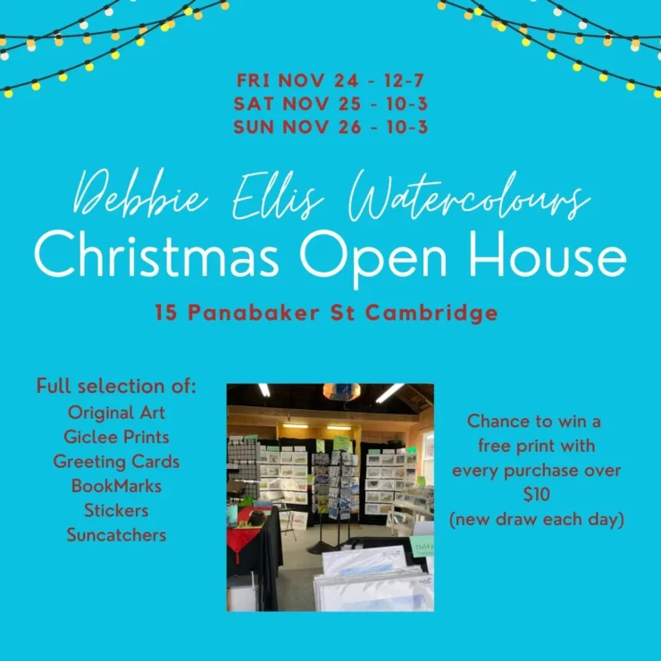 Christmas Open House – Debbie Ellis Watercolours